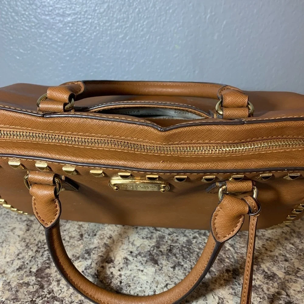 Michael Kors Studded Leather Handbag